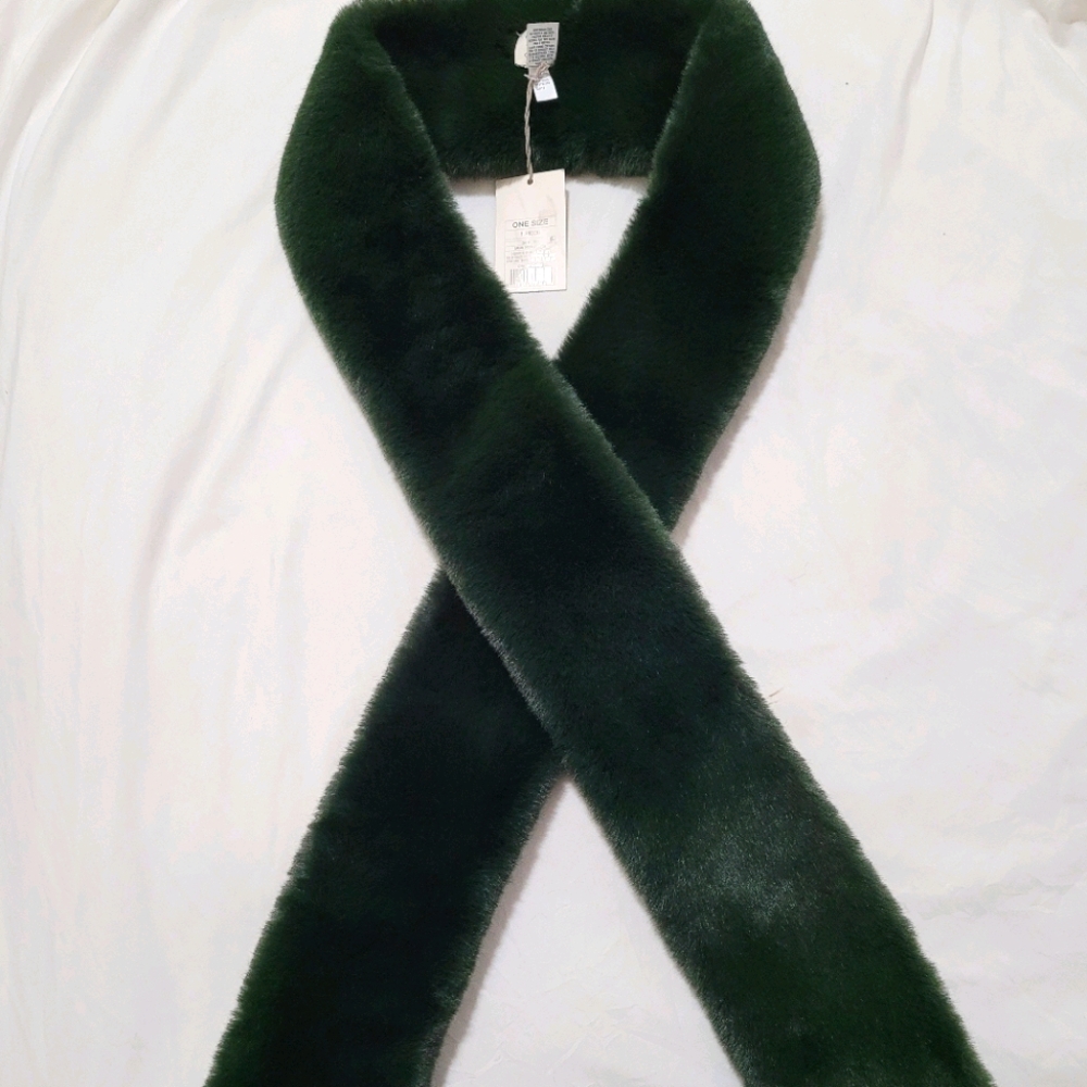 Faux fur scarf
